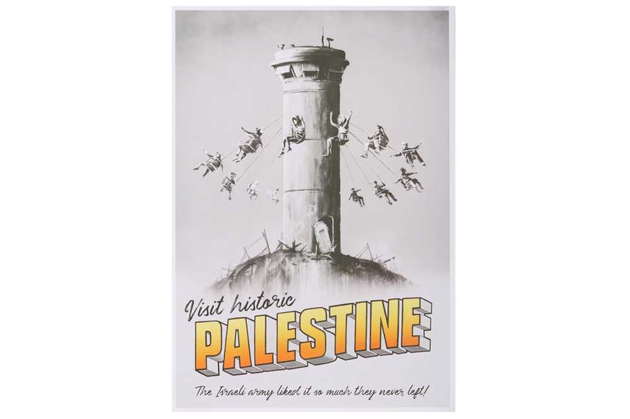Visit Historic Palestine Poster by Banksy