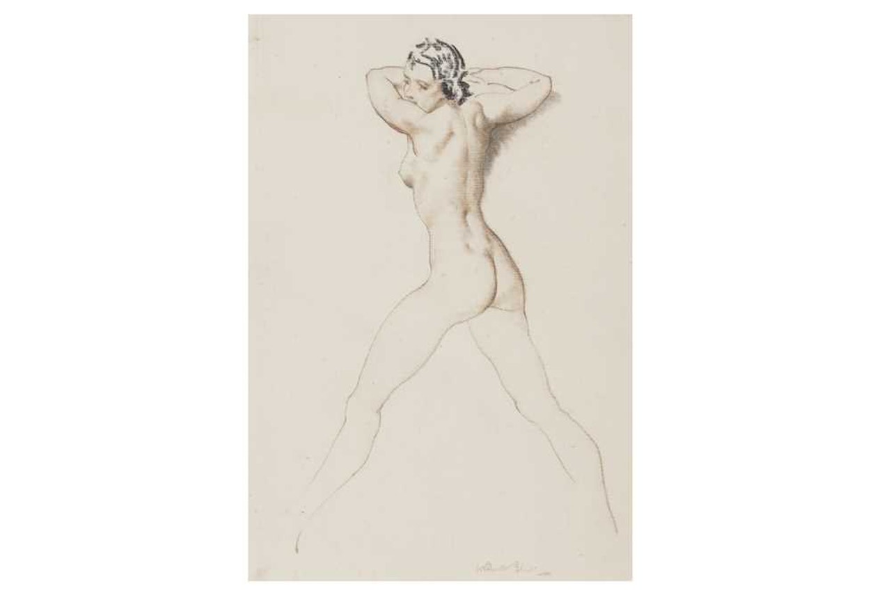 Standing nude by William Russell Flint