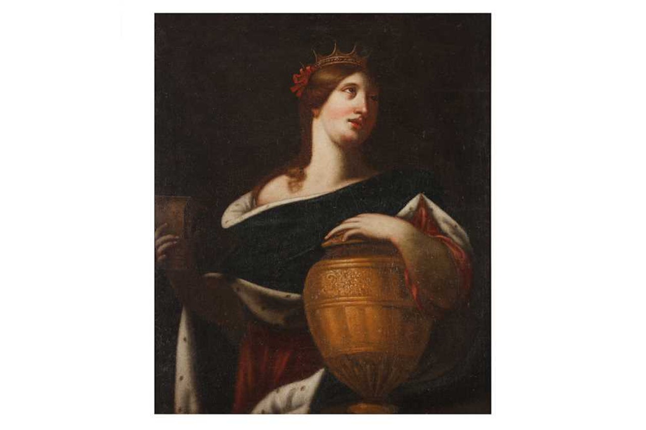 Portrait of a Regal Lady (Personification of Virtue) by Italian School