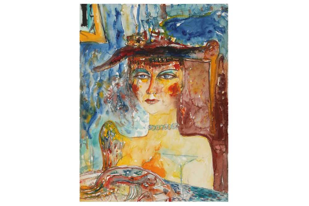 Woman with Hat by John Bellany