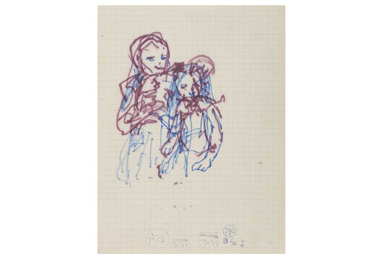 Succession sale stamp by Leonard Tsuguharu Foujita