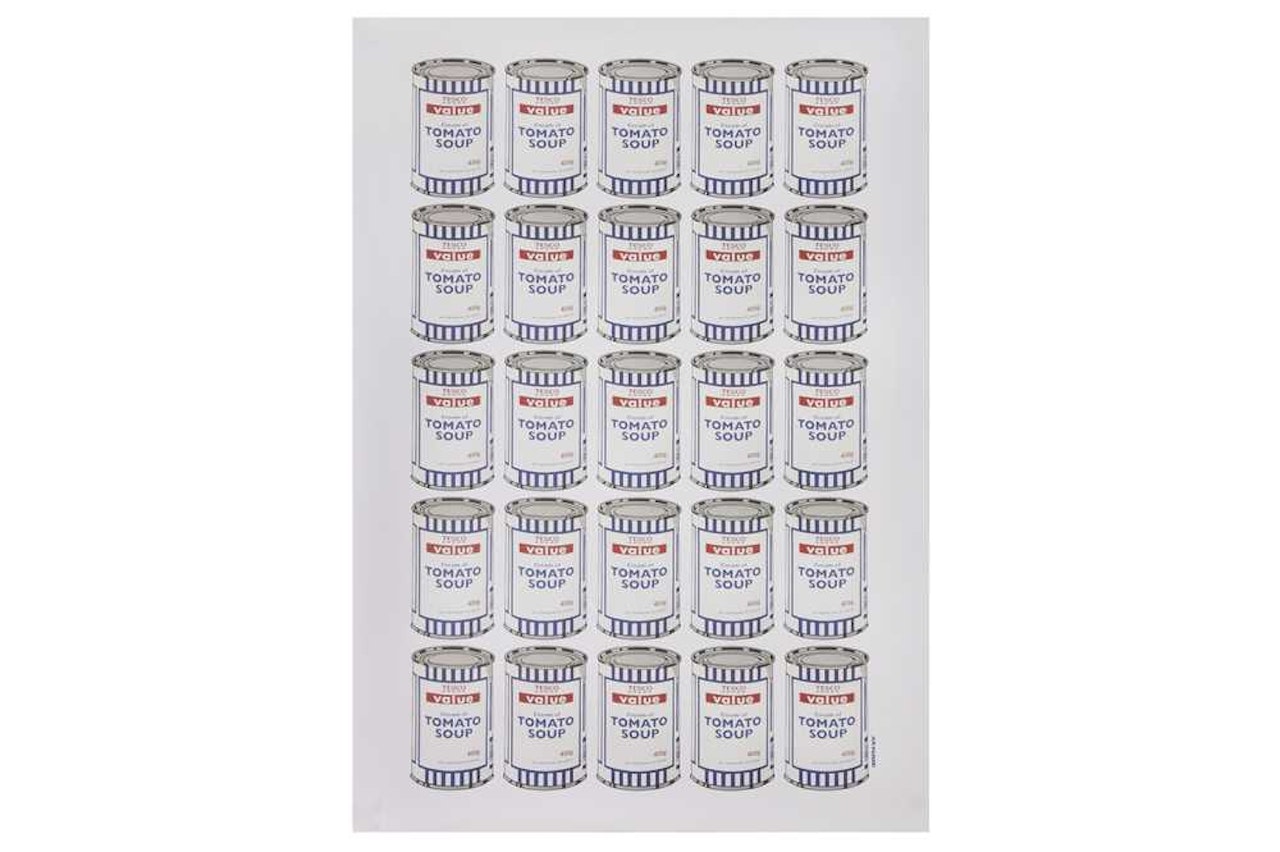 Soup cans by Banksy