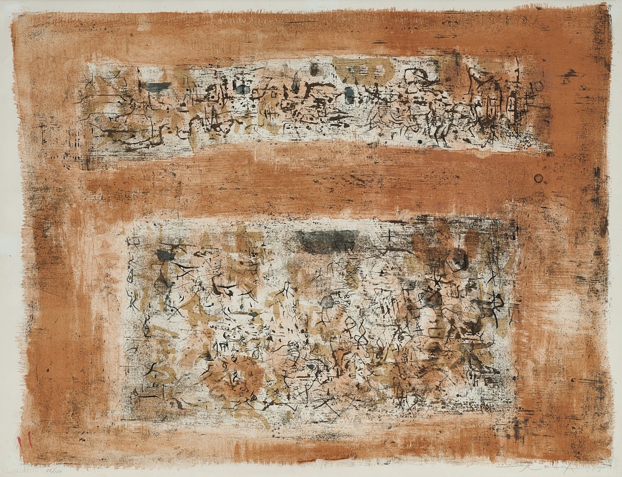 Entre deux villes by Zao Wou-Ki