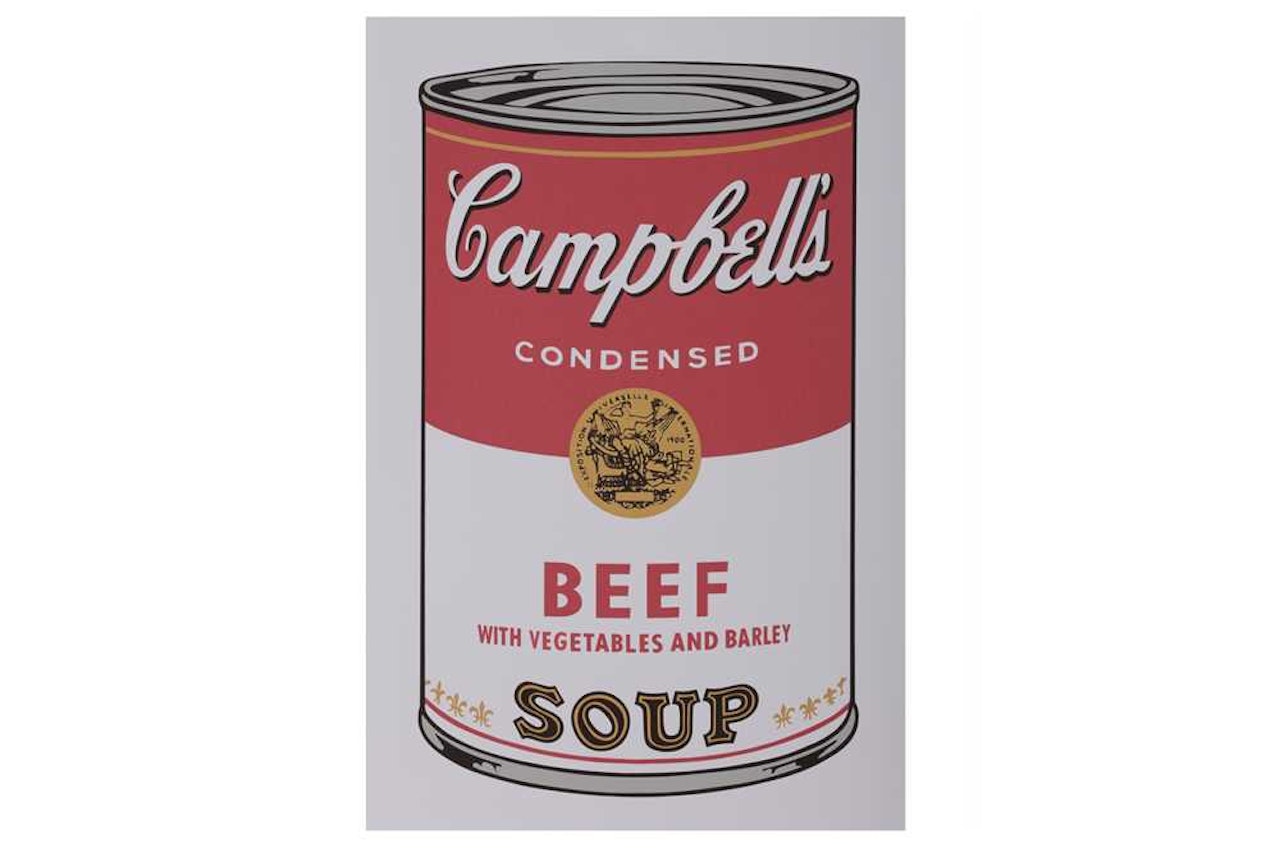 Campbell's soup set by After Andy Warhol