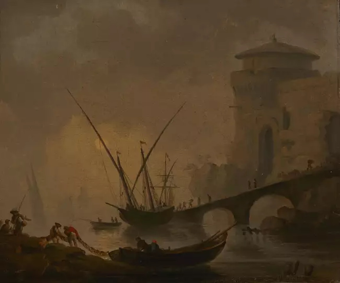 The Old Port of Marseille by Claude Joseph Vernet