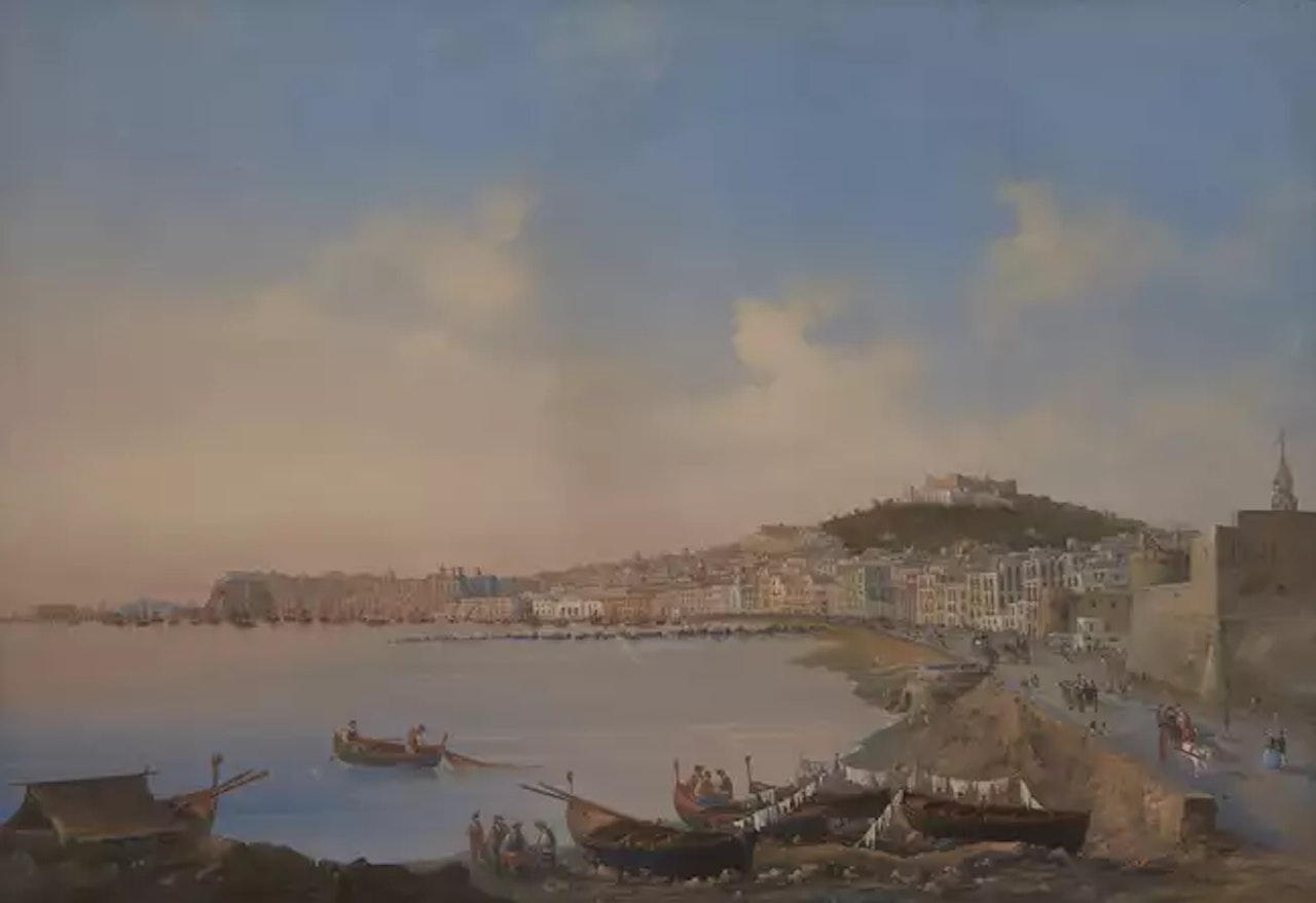View of the Bay of Naples by Neapolitan School