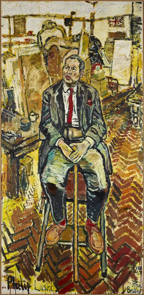 Philip Laski by John Bratby