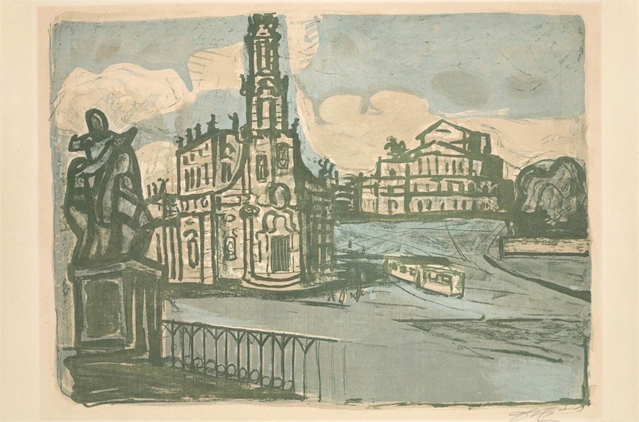 ”Hofkirche Dresden” by Otto Dix