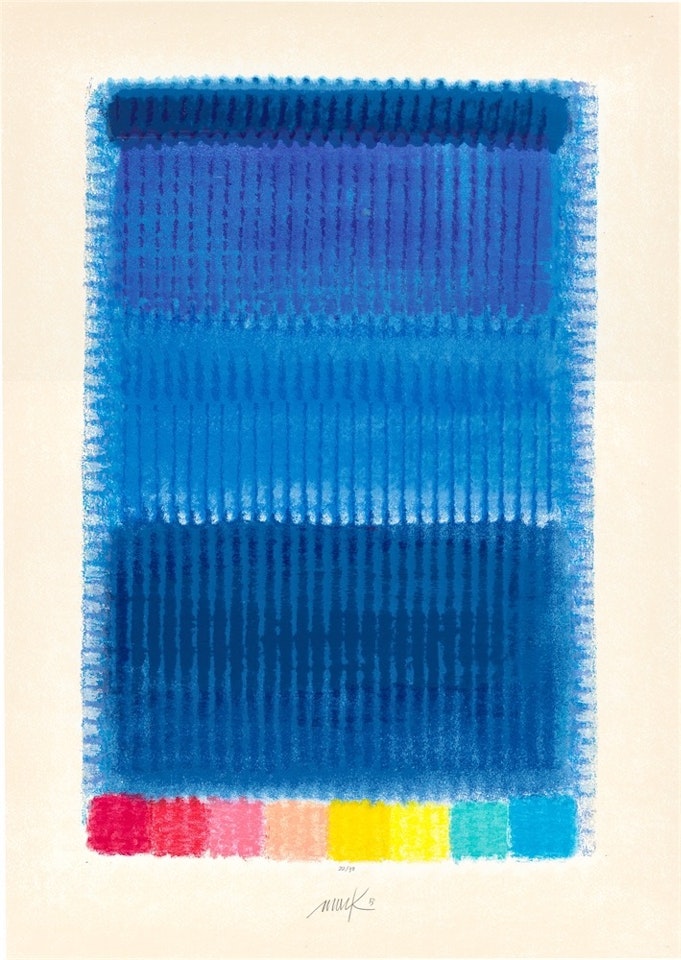”Blue Note Heinz Mack” by Heinz Mack