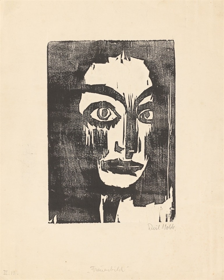 ”Frauenbild” by Emil Nolde