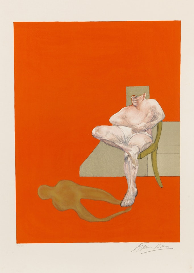 Triptych 1983 (right panel) by Francis Bacon