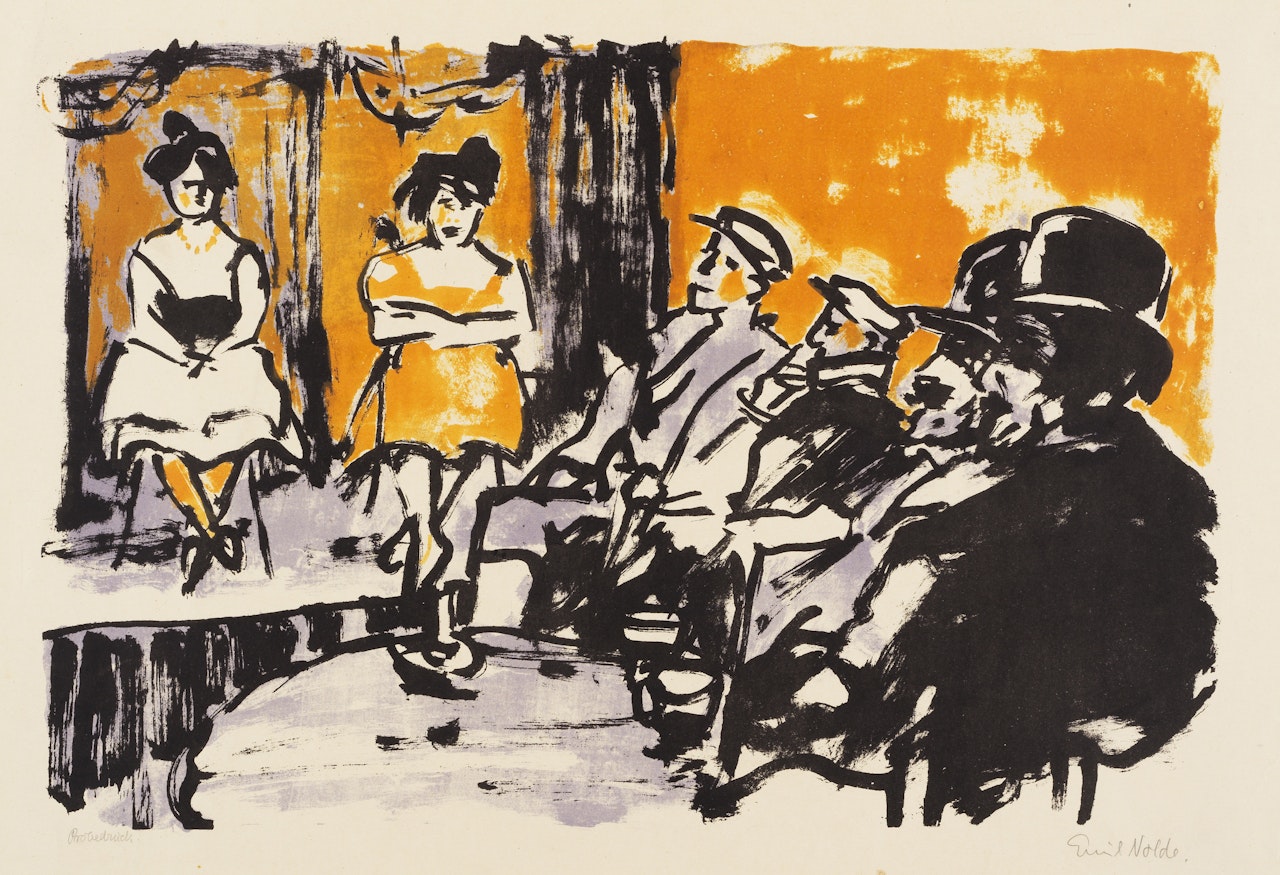 Tingel-Tangel III by Emil Nolde