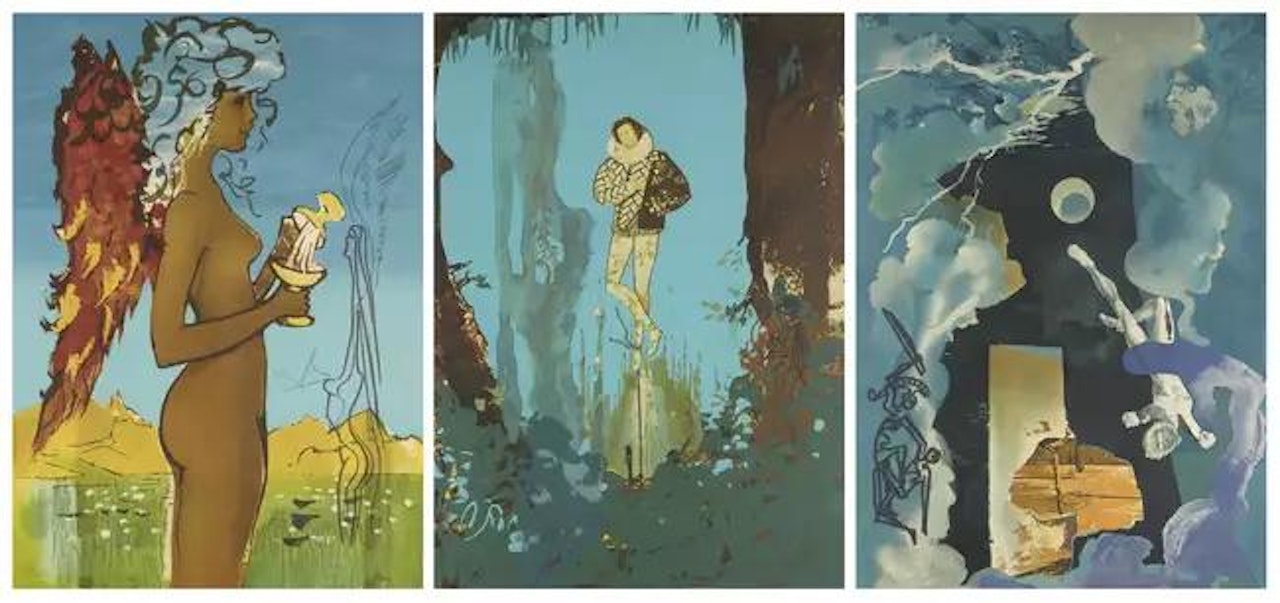 The Trilogy of Love [Field 76-3] by Salvador Dali