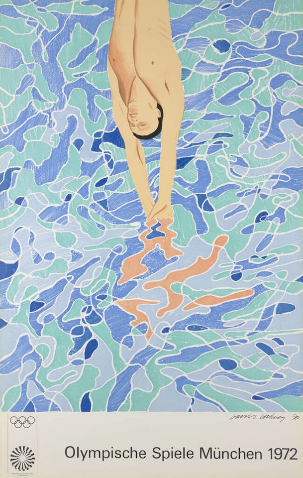 Olympische Spiele München by David Hockney