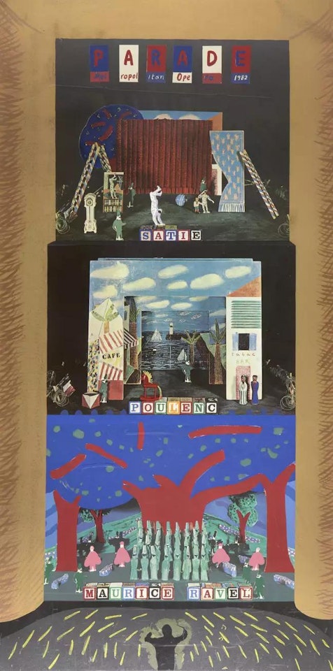 Parade Metropolitan Opera by David Hockney