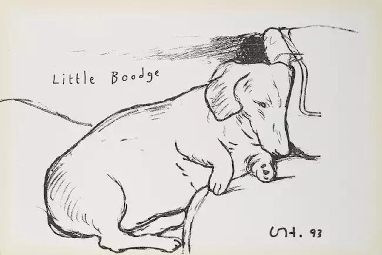 Little Boodge by David Hockney