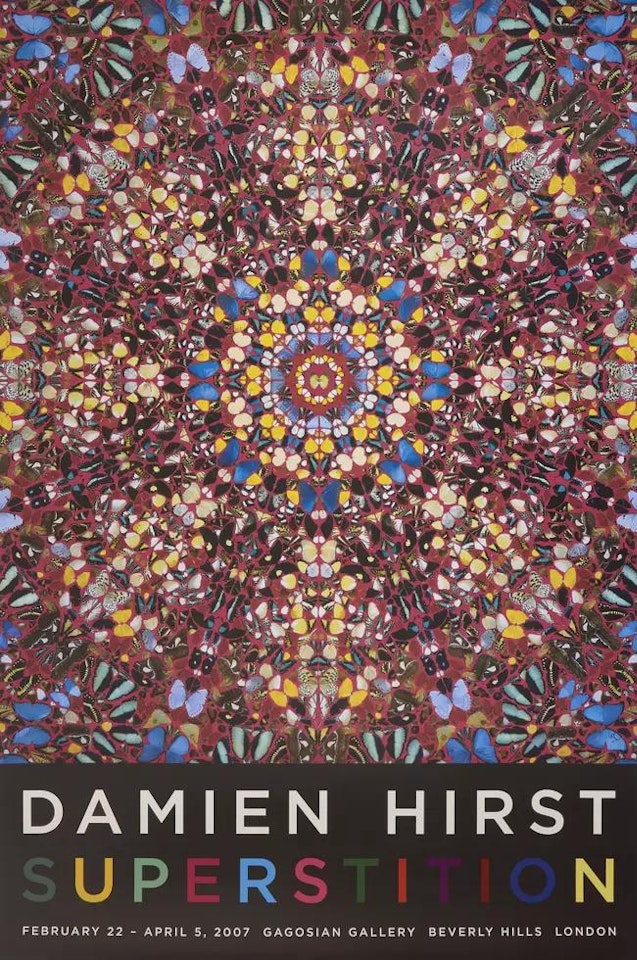 Damien Hirst: Superstition, , exhibition poster by Damien Hirst