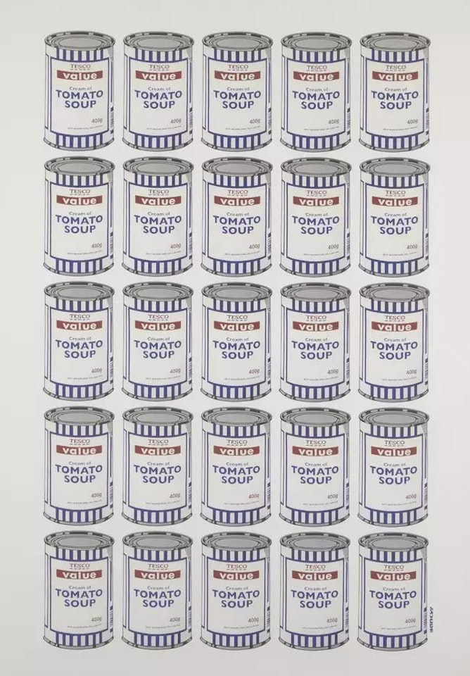 Tesco Tomato Soup by Banksy