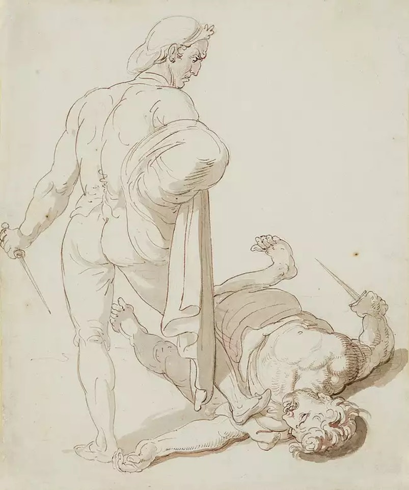 The duel by Thomas Rowlandson