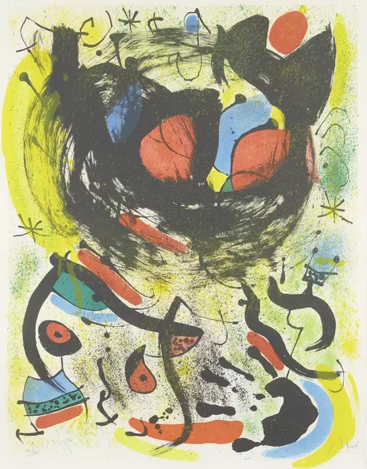 The Seers I (Les Voyants) [Maeght 661] by Joan Miró