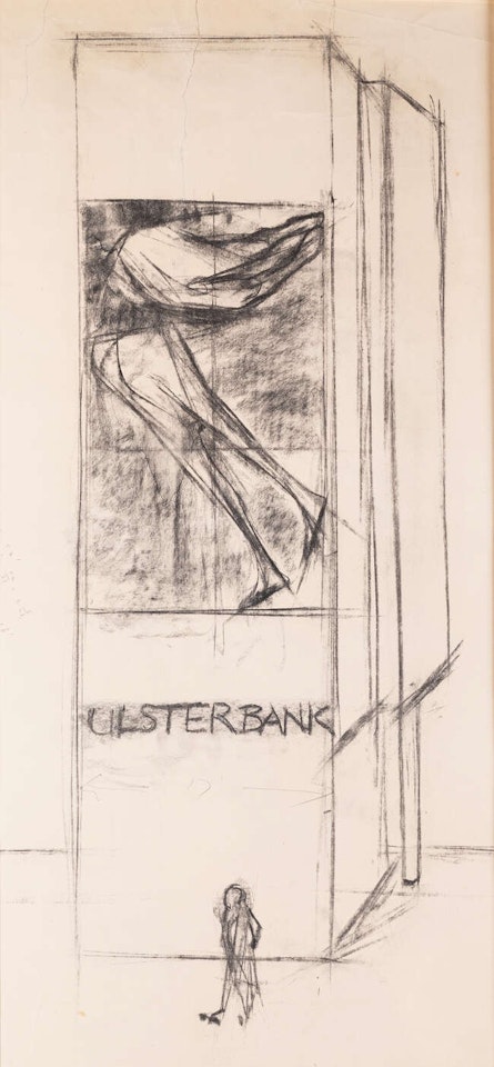 Design for the Ulster Bank sculpture by Elisabeth Frink