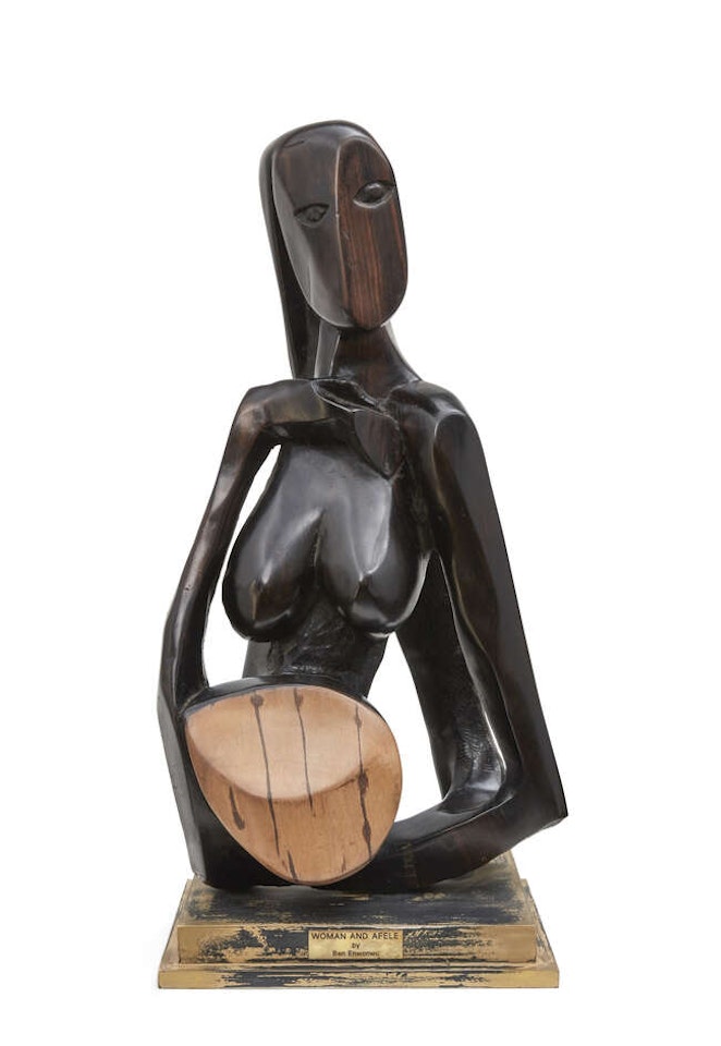 Woman and Afele by Ben Enwonwu