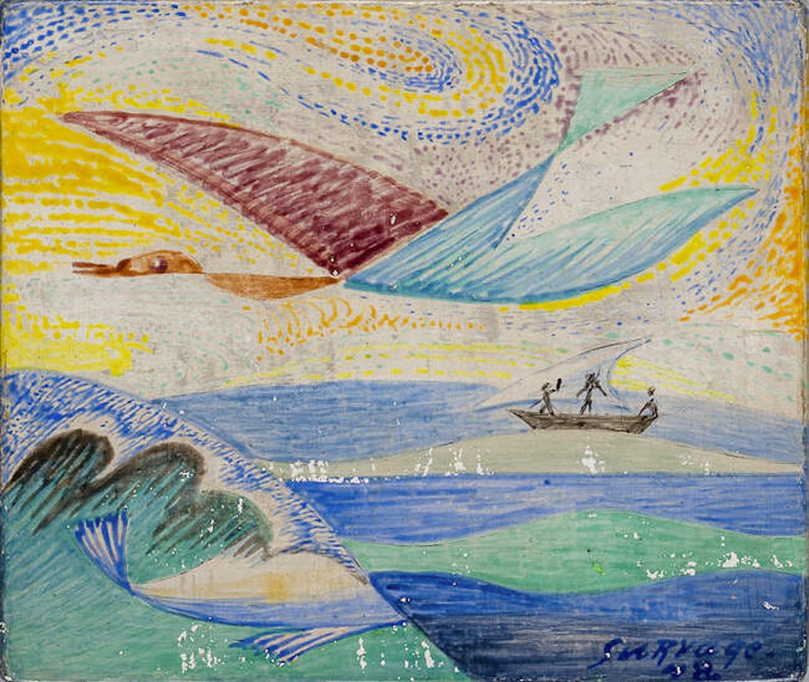  Bird composition by Leopold Survage