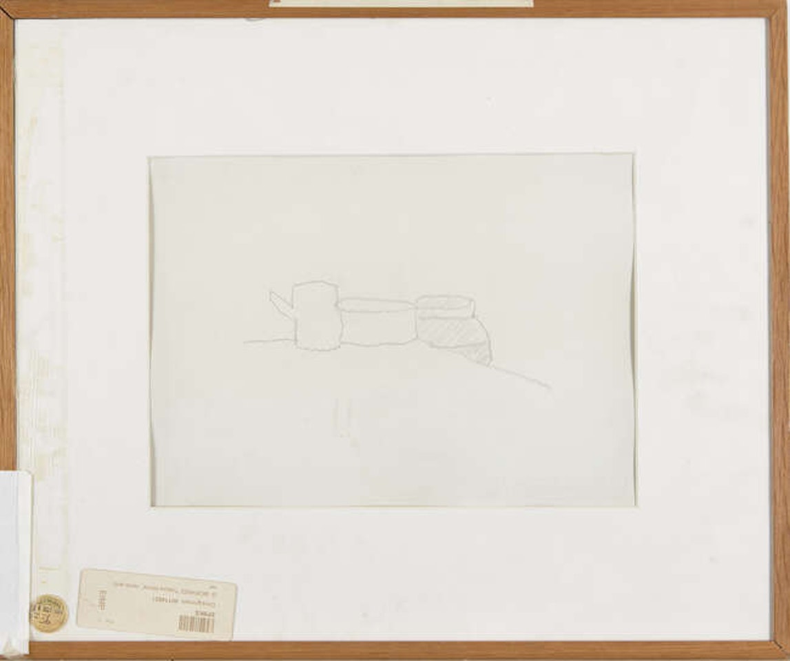 Natura Morta (recto/verso) by Giorgio Morandi