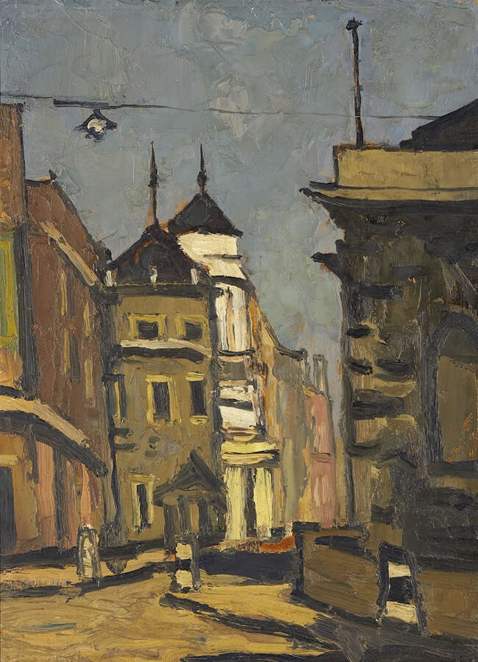 Lower Thames Street, London by Kyffin Williams