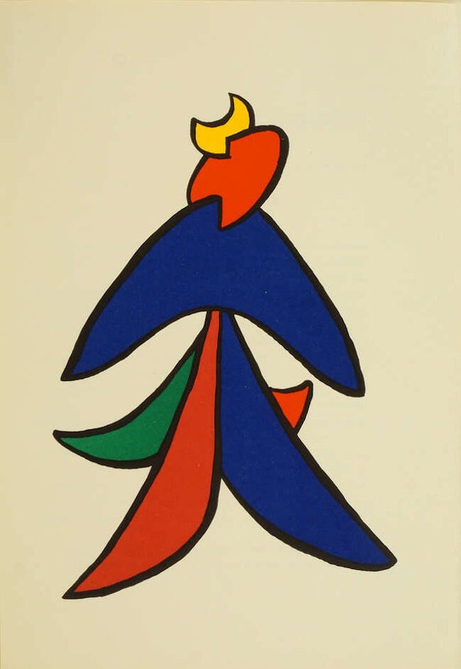 Abstract composition by Alexander Calder