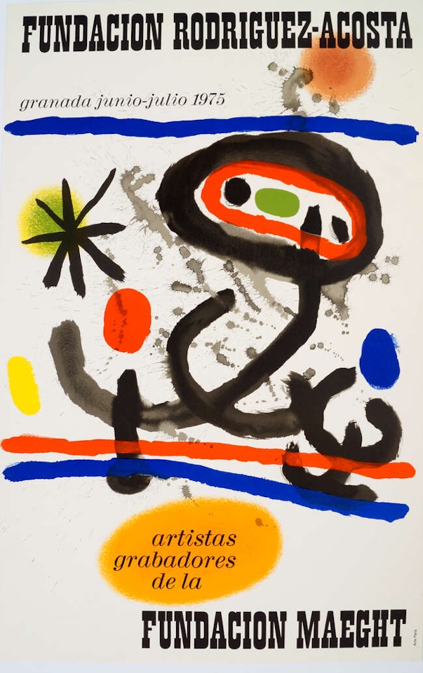 Fundacion Rodriguez-Acosta, Granada Junio-Julio by Joan Miró