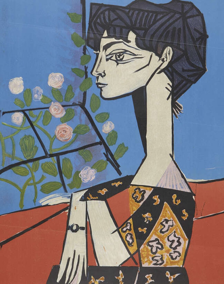 Jacqueline with Flowers [Czwiklitzer 104] by Pablo Picasso