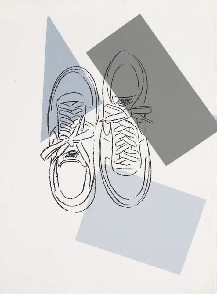 Nike Sneakers Representing Peter Moore [F. & S. IIIB.36] by Andy Warhol