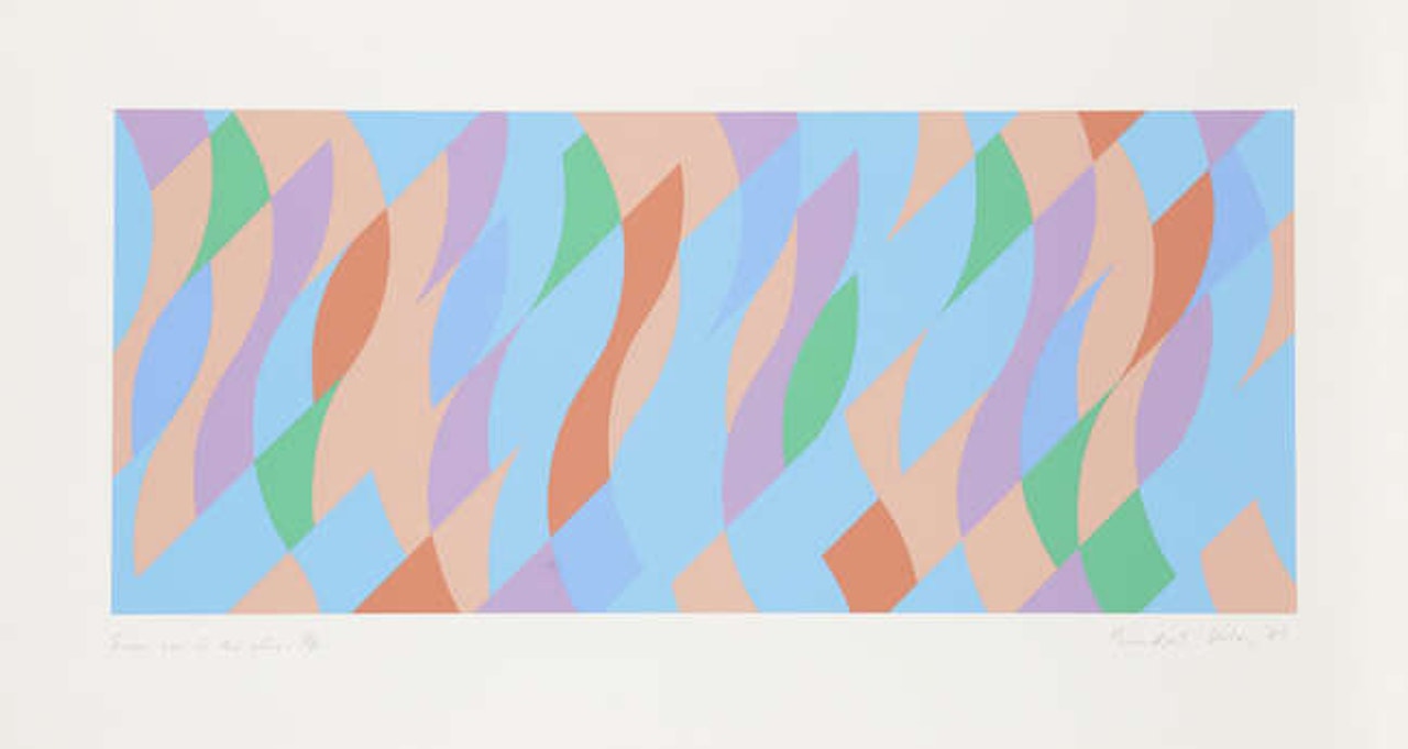 From One to the Other [Karsten Schubert 61] by Bridget Riley