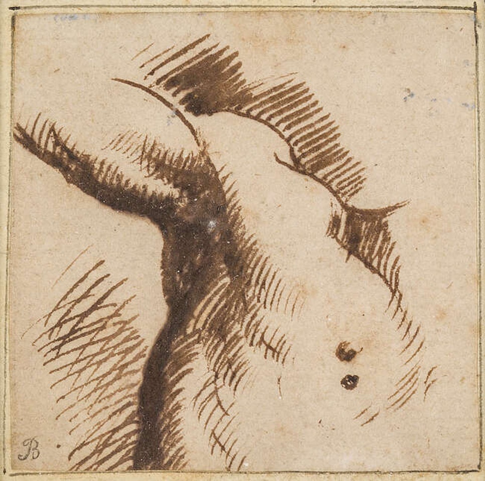 An Anatomical Study by Salvator Rosa