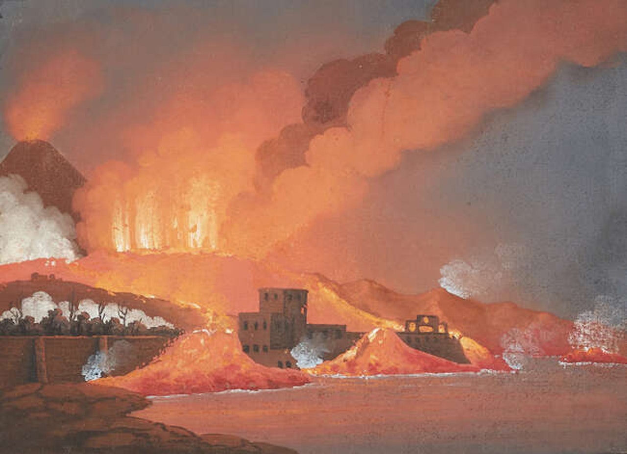 Torre distree dal'eruzione del by Neapolitan School
