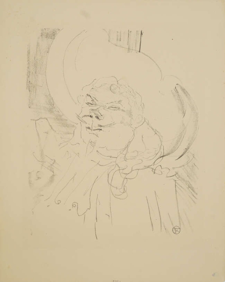 Coquelin the Elder [Adriani 263] by Henri de Toulouse-Lautrec