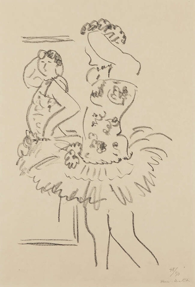 Danseuse au Miroir [Duthuit 492] by Henri Matisse