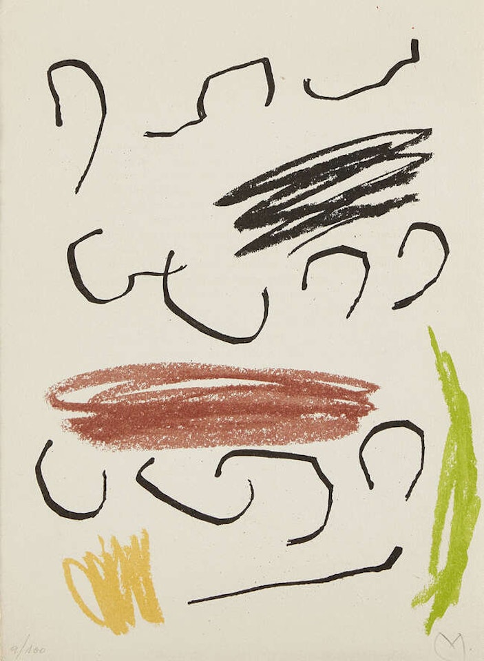 Composition VII, from Recent Unpublished Works (Obra inedita recent) [Cramer 95] by Joan Miró