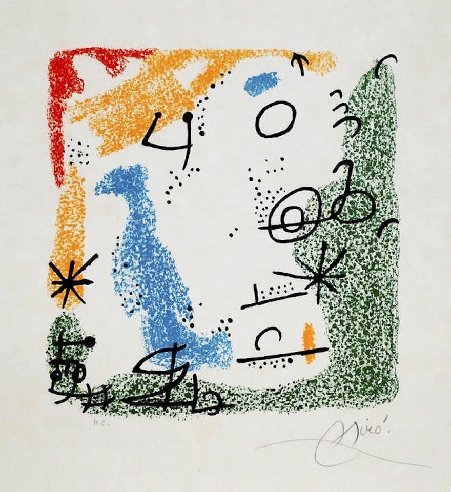 The Essences of the Earth (Les essencies de la terra) [Mourlot 506-514] by Joan Miró