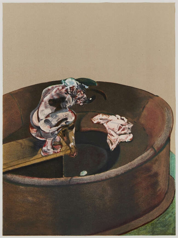 George Dyer Crouching by Francis Bacon