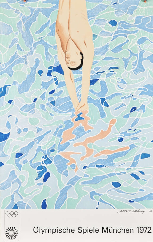Olympische Spiele Munchen by David Hockney