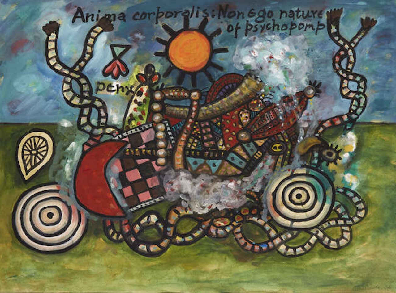 Anima Corporalis: Non ego nature of psychopomp by Alan Davie
