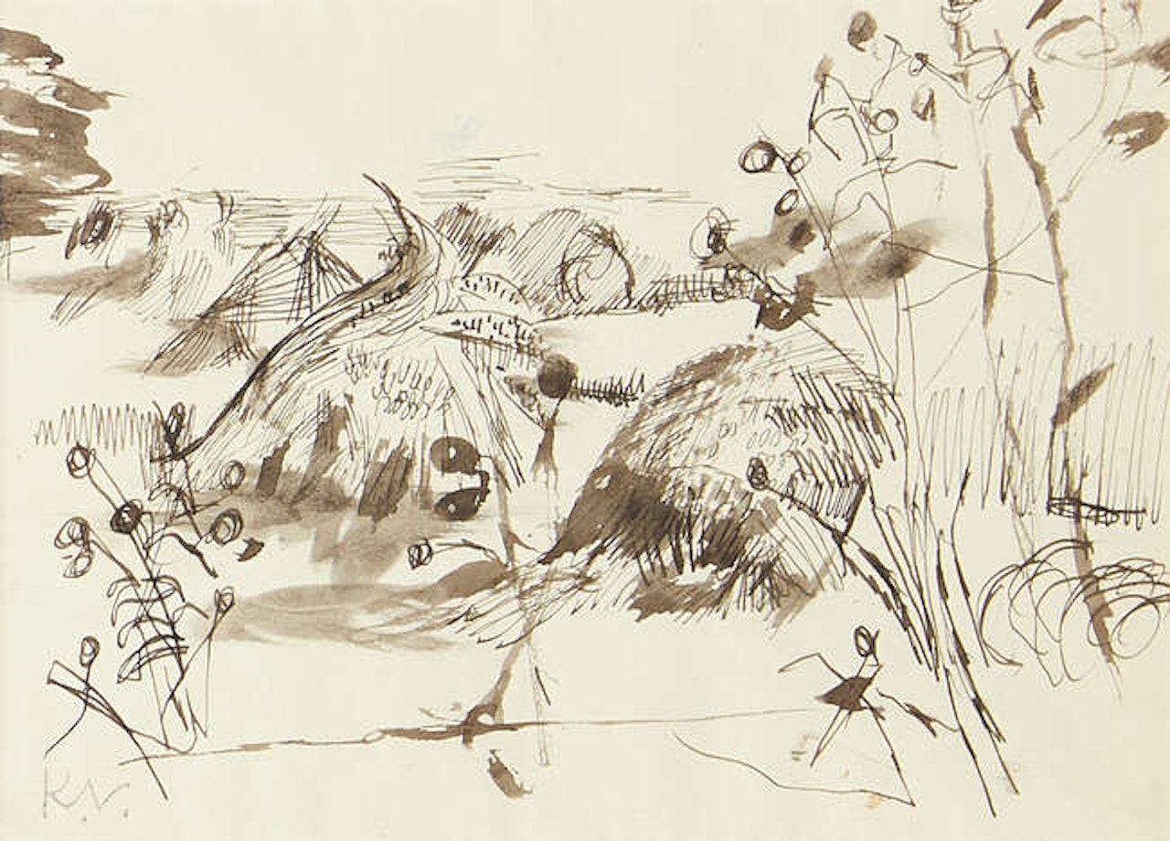 Neo-Romantic Landscape, from Landscapes by Keith Vaughan