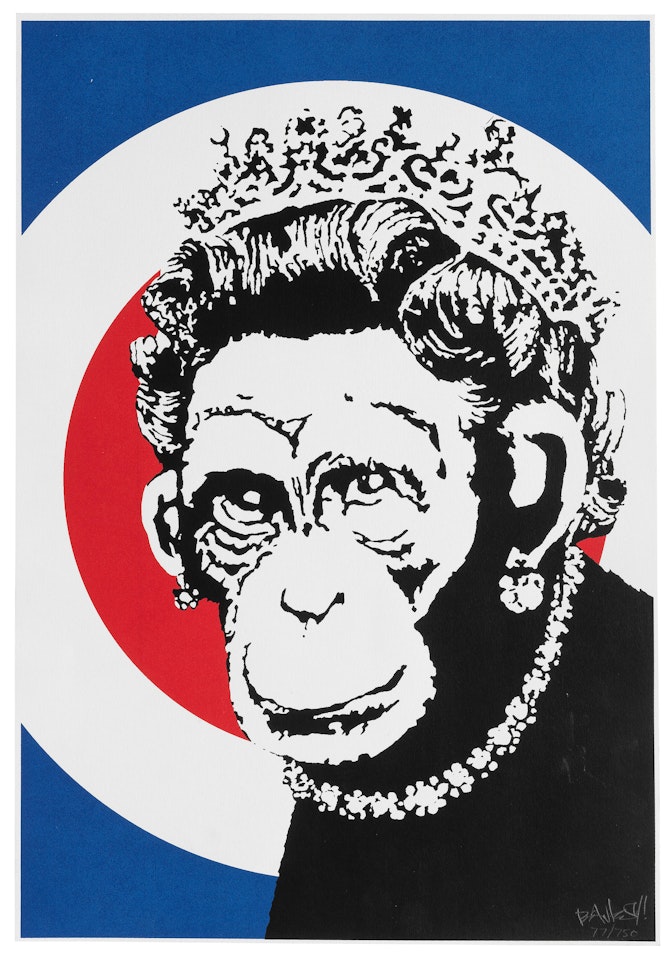 Monkey Queen by Banksy