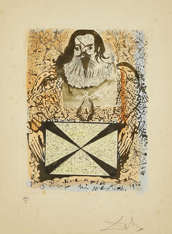 Retrato De Las Firmas [Prestel 525] by Salvador Dali