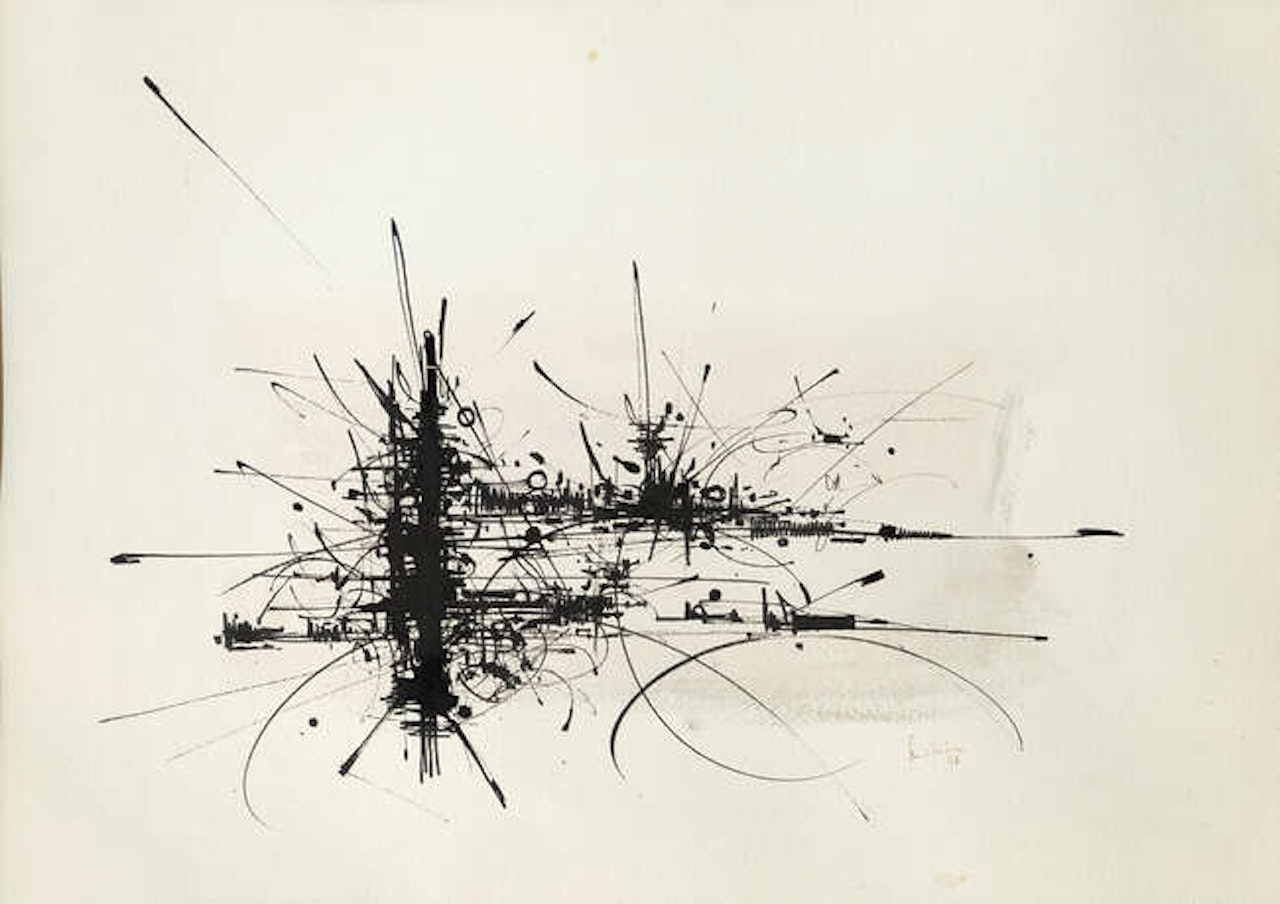 Composition by Georges Mathieu