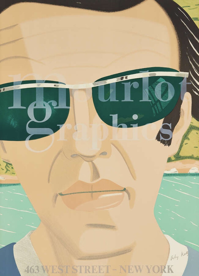 Poster for Mourlot Graphics by Alex Katz