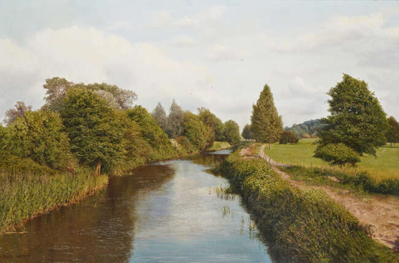 River Chelmer at Beeleigh Essex by David Smith