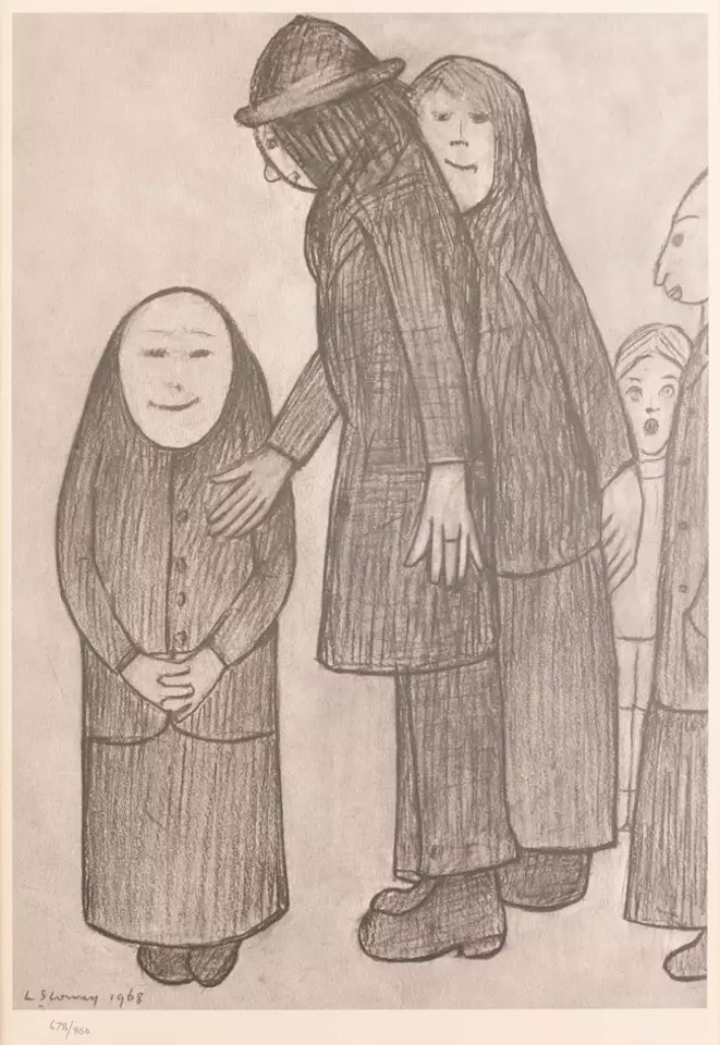 Family Discussion by Laurence Stephen Lowry